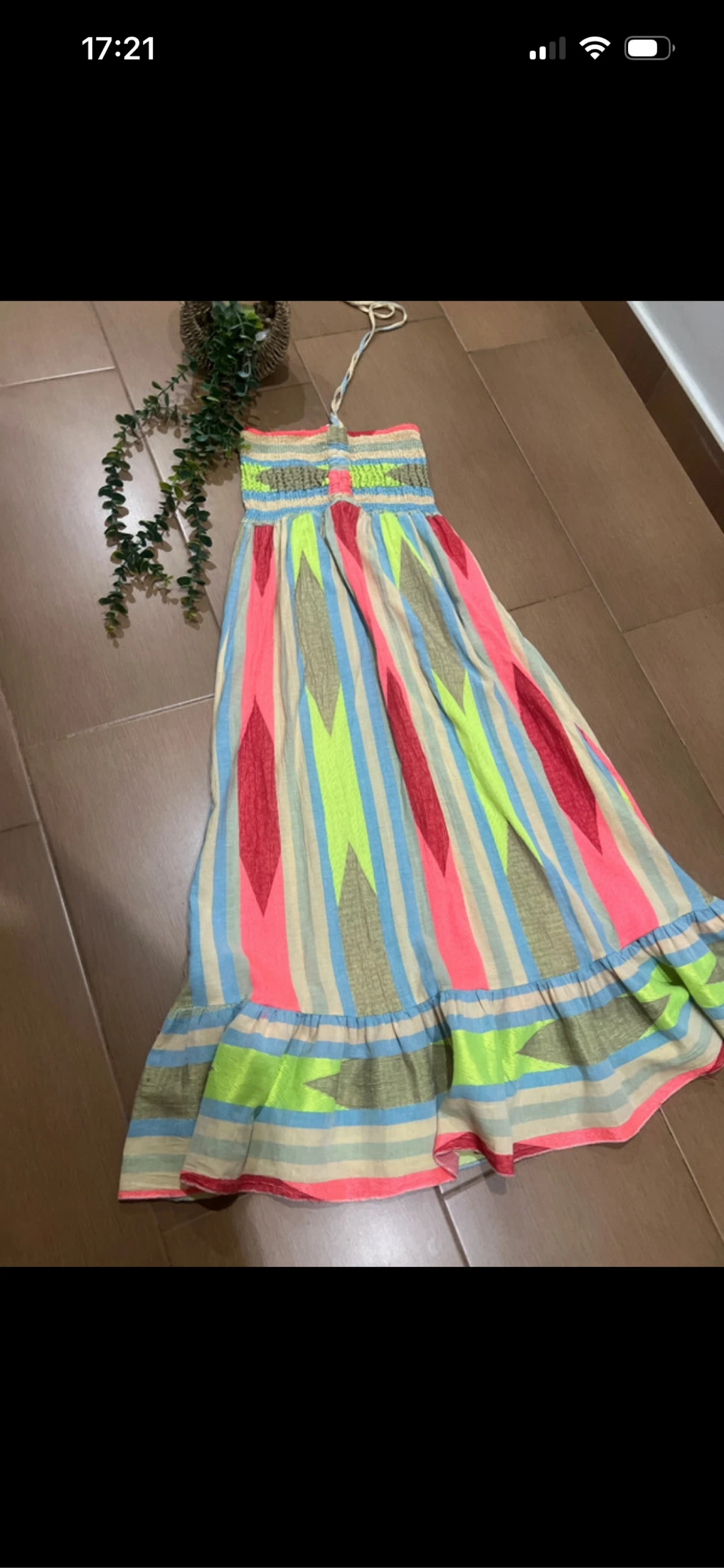 Ethnic dress vibrant neon colors – photo 2